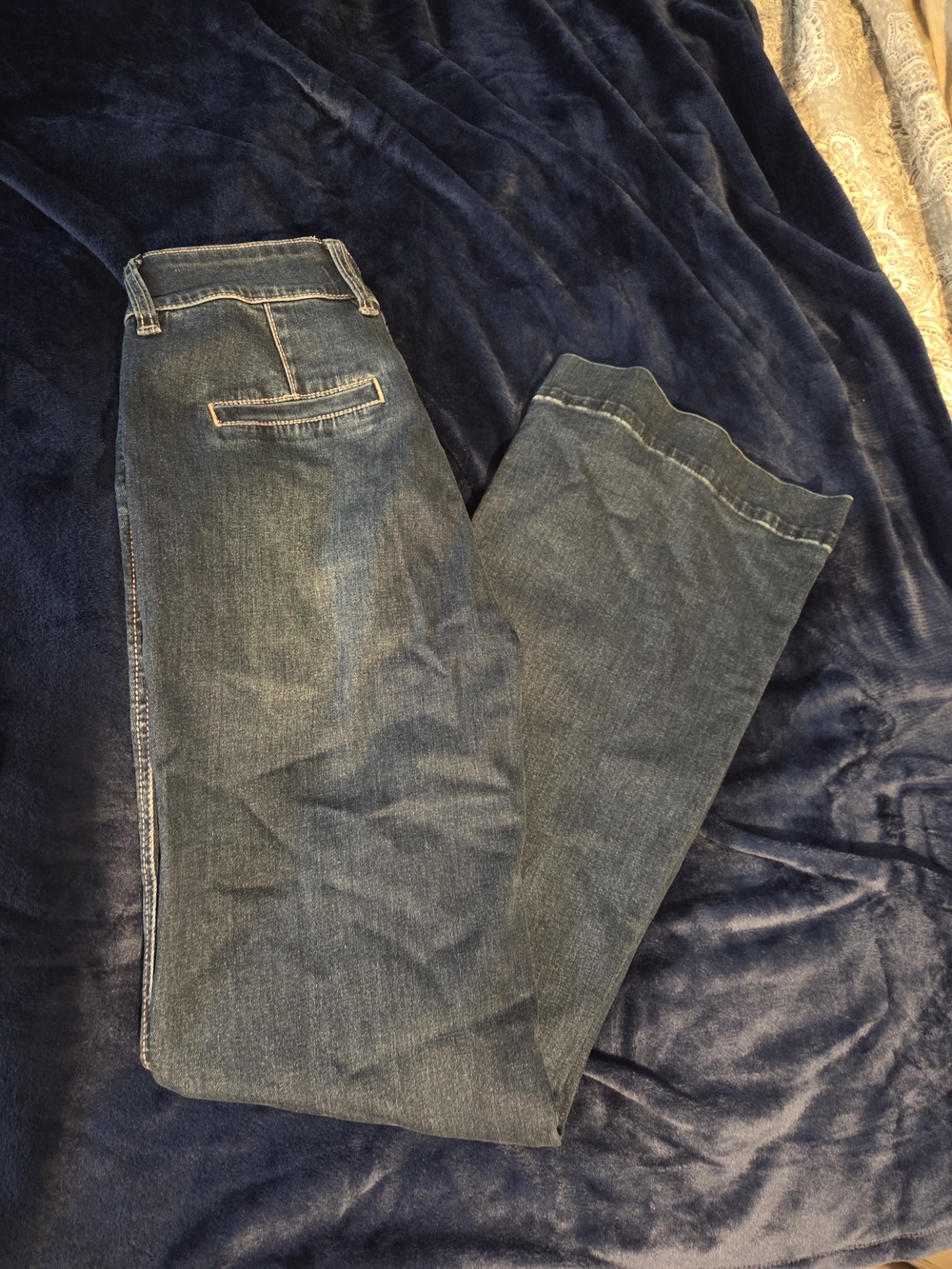 Rock And Roll Women's Dark Blue Denim Jeans 27x34 Trouser